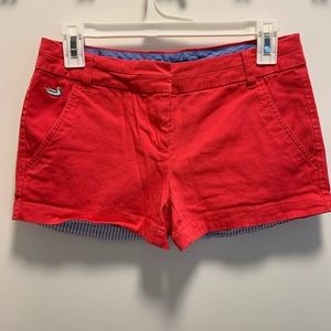 Red Chino Shorts